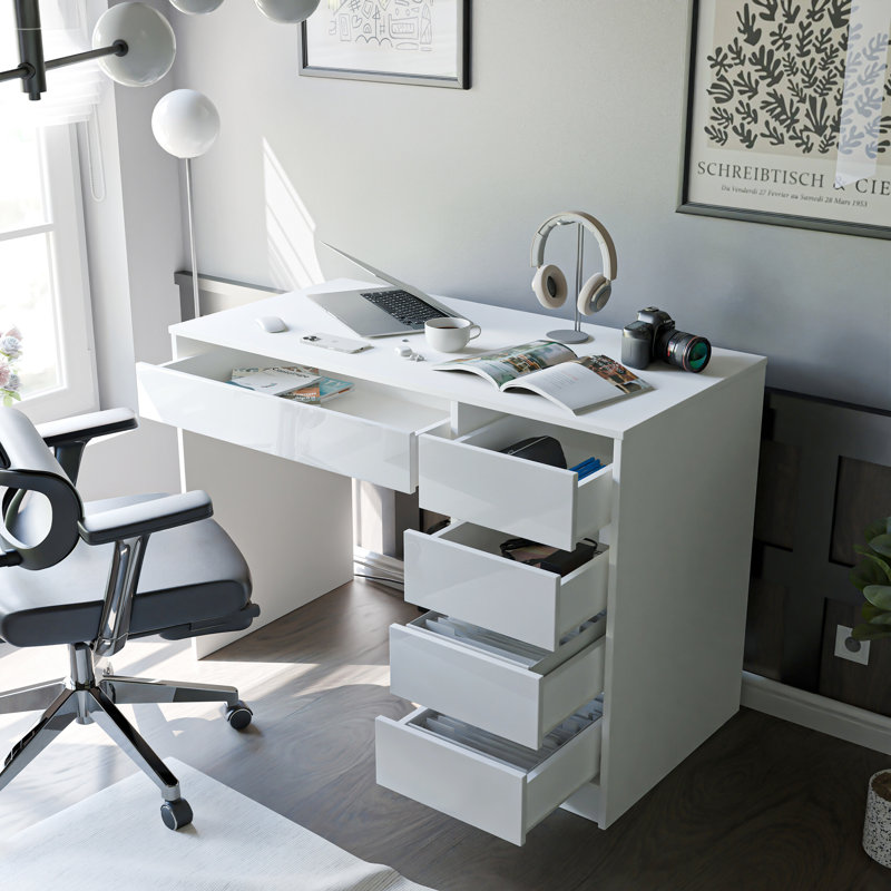 Standing Desk, White Gloss