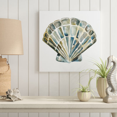 " Aquarelle Shells IV " by Chariklia Zarris Painting Print