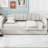Upholstered Daybed With Underneath Storage,Full Size, Gray-454989954