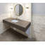 Bordure de carrelage Beraldi Kaui Pearl 3 po x 18 po en porcelaine mate à bord arrondi-57288645