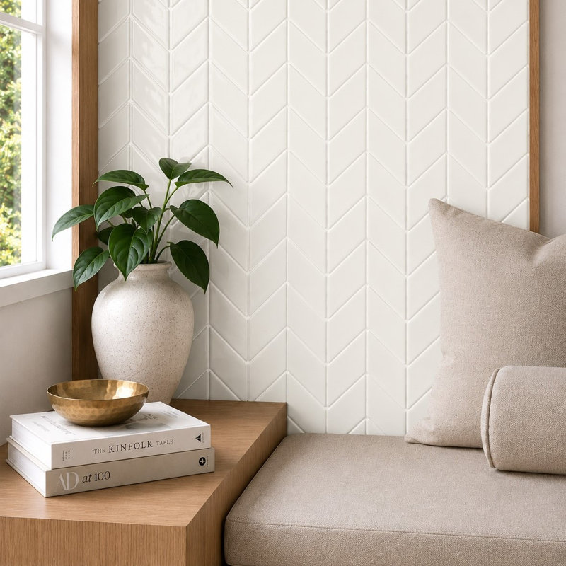 Love Note Diamond Mosaic, White