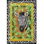 Tapis décoratif lavable à la machine Leaf and Zebra-1492452756
