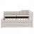 Upholstered Daybed With Trundle And Three Drawers-1374880433-1374880439