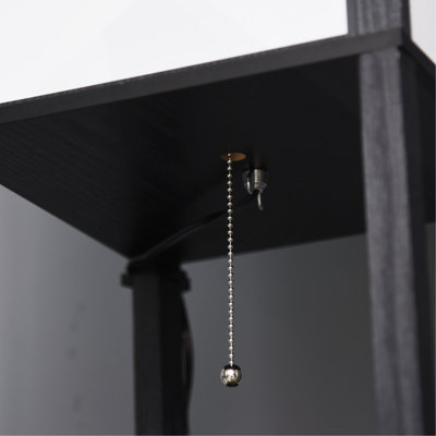 Modern Floor Lamp With Shelves & Dual Ambient Lighting