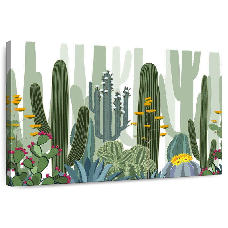 Harnek Desert Cactus Pattern, 20" H x 30" W