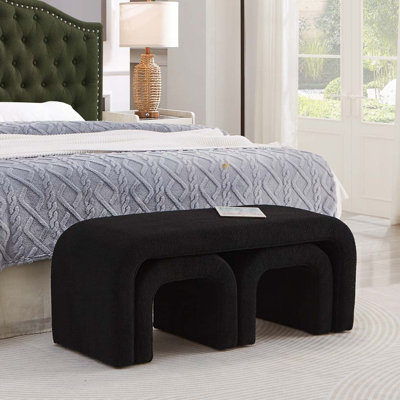 Banc 3 pièces en forme de U