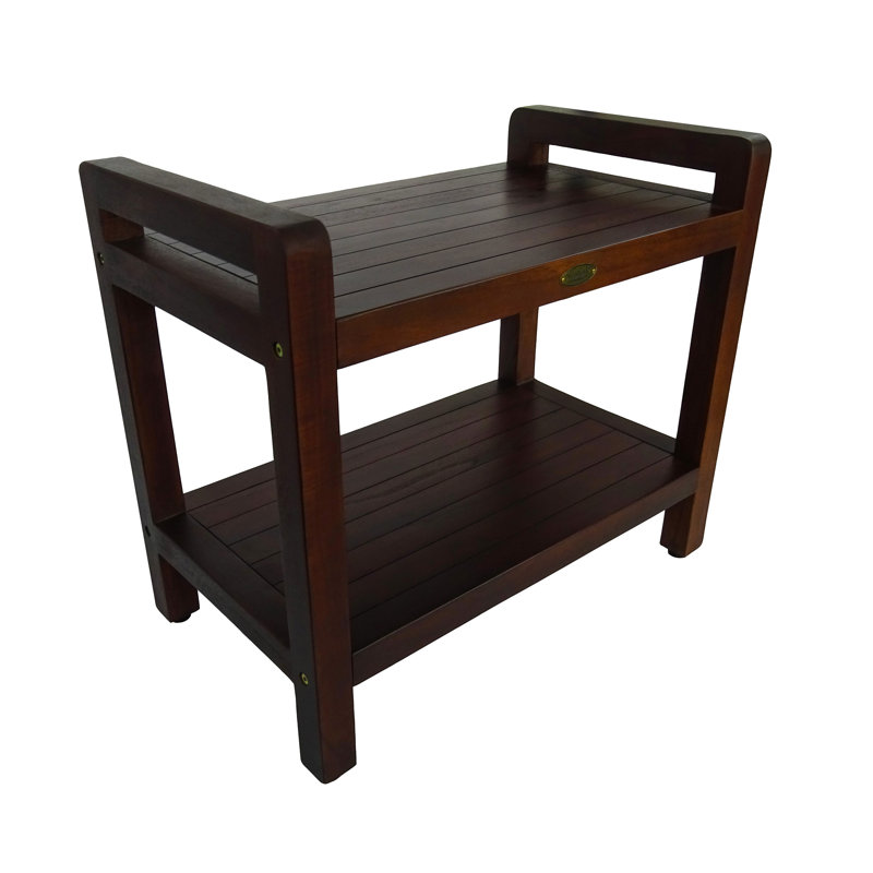 Banc de douche en teck DecoTeak l 24 po