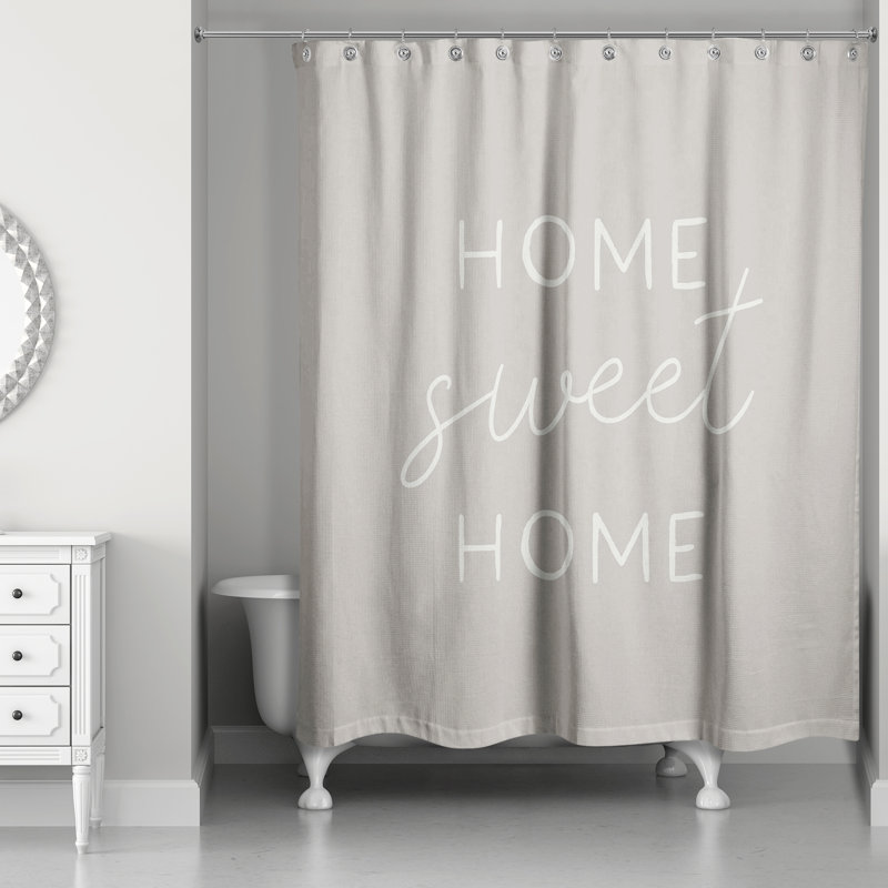 Perine Shower Curtain, Gray