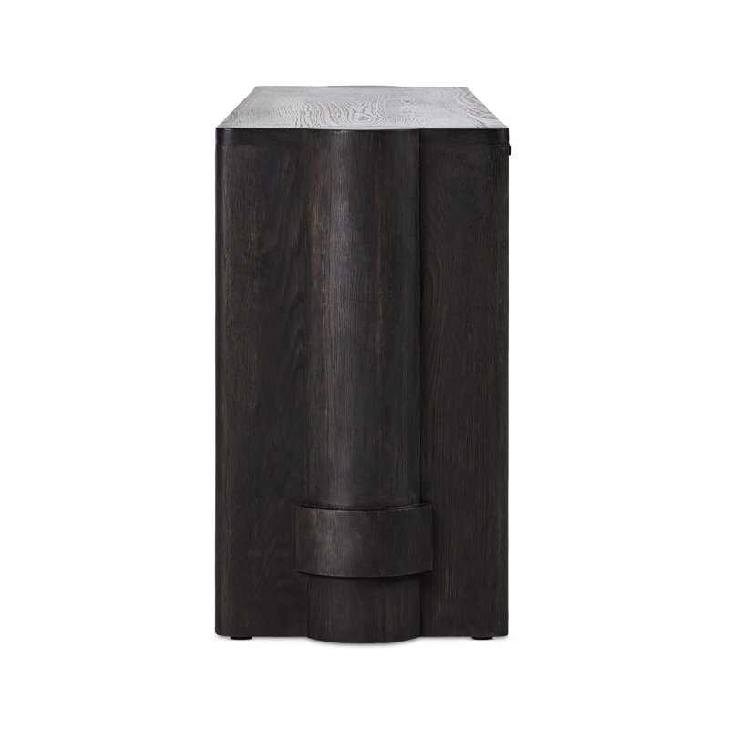 Arley 89'' Dark Brown Solid and Engineered Wood Sideboard