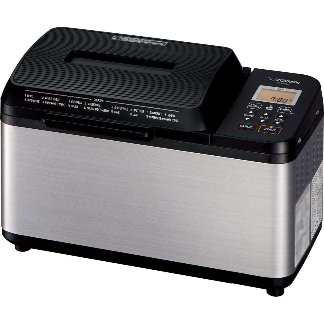 Zojirushi BB-PDC20BA Home Bakery Virtuoso Plus 2lb Breadmaker, Black Zojirushi