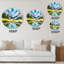 Horloge murale Blue Lake-1708521017