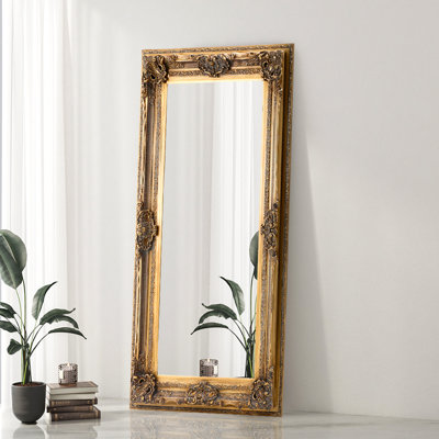 Dunmurry Solid Wood Arch Wall Mirror