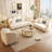 86.6'' Leather Sofa
