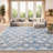 Aubie Fifi Oriental Navy/Creme Rug-1071366282