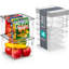 Bacs de rangement en plastique transparents avec couvercle Sorbus