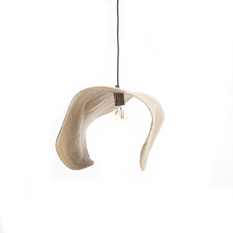 Grass Novelty Lamp Shade ( Uno ) in Natural, 39" H x 91" W x 91" D