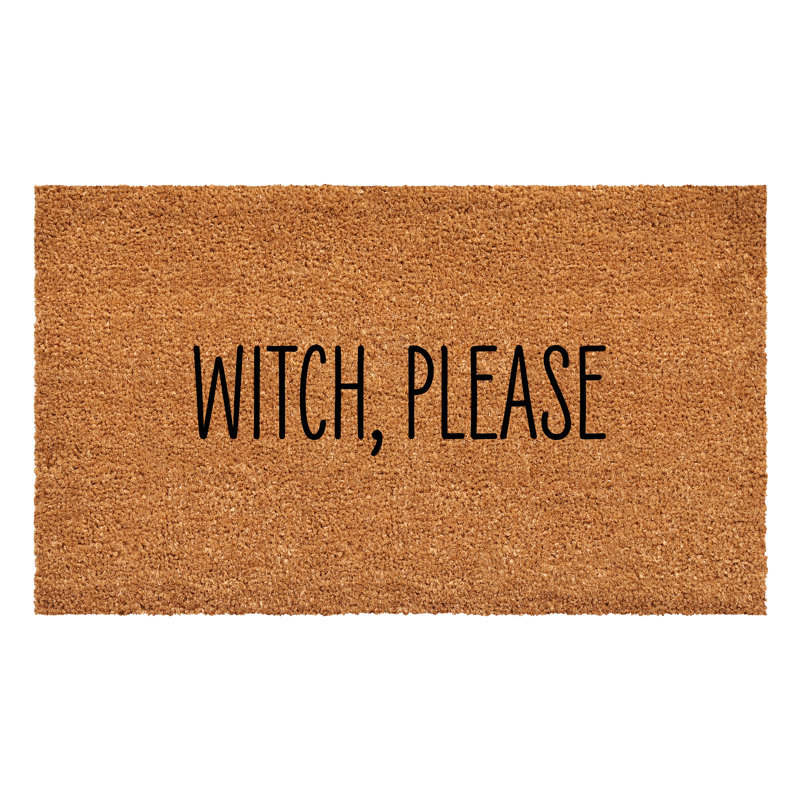 Witch Please Doormat, 24" W x 36" L