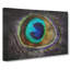 Delicate Peacock Feather Painting - Wrapped Canvas-56655826