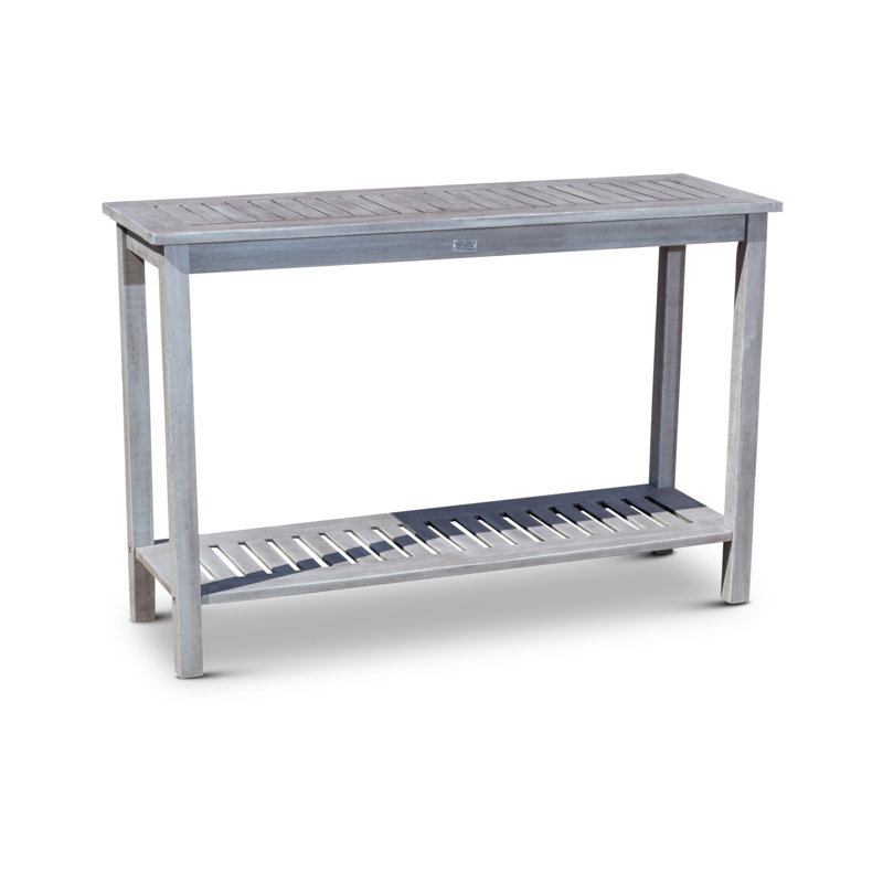 Versatile Eucalyptus Console Table For Outdoor Entertaining And Stylish Spaces