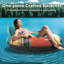 Flotteur de rivière robuste pour adultes, flotteur de radeau gonflable pour piscine Lake Beach avec porte-gobelets intégrés, dossier ergonomique, poignées durables et corde de maintien, capacité de poids de 360 lb