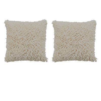 Housse de coussin en chenille 18 po 