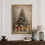 Œuvre d'art de Noël rétro, photos de salon, impression sur toile encadrée-132863222-132863223