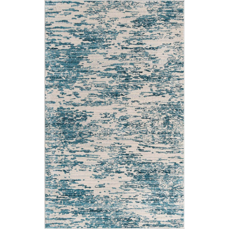 Frankton Abstract Indoor Rug, Rectangle 5' x 8'