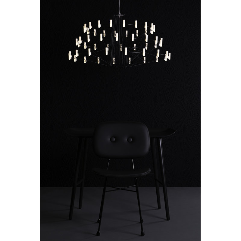 Coppélia LED Chandelier, Small, Black