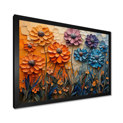Jaculine Fantasy Field Of Tristle Flowers - Thistle Wall Art Decor