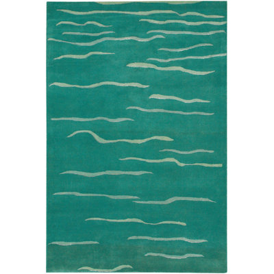 Wool Abstract Indoor Rug