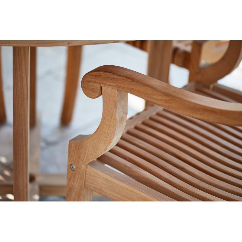 Palm Teak Patio Dining Chair