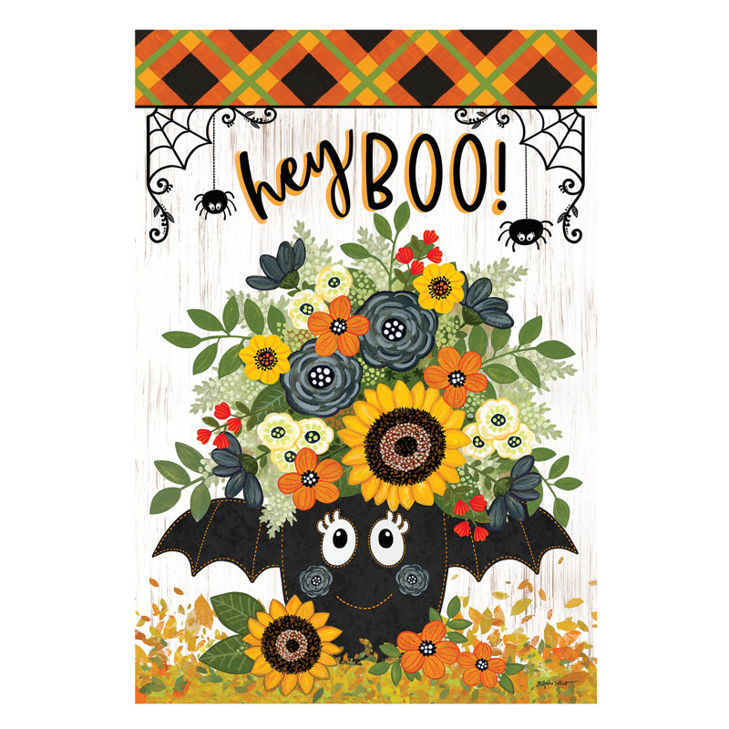 Drapeau de jardin Hey Boo Moire