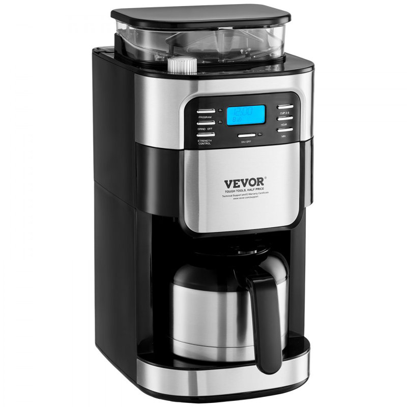 Machine à café 8 gouttes avec minuterie 24 heures pour infusion automatique