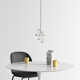 Saedi 1-Light Single Geometric LED Pendant