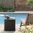 80 Gallon Resin Deck Box Outdoor Storage, Waterproof & Weatherproof with Lockable Lid, Large 800 LB Capacity for Patio, Garden & Yard Organization, Black