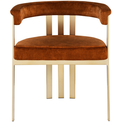 Marcello Velvet Ladder Back Arm Chair