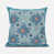 Motif floral bleu, rouge et vert