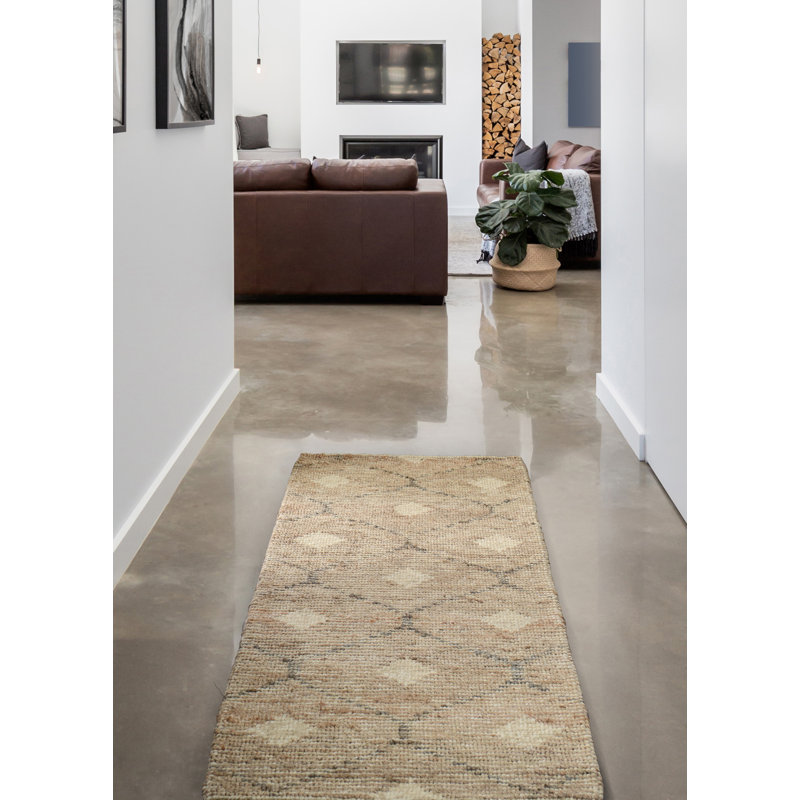 Reign Geometric Area Rug in Brown, Rectangle 9' x 12'