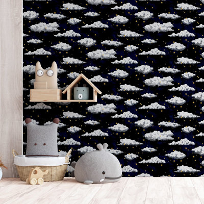 Zeno Navy Starry Skies Wallpaper