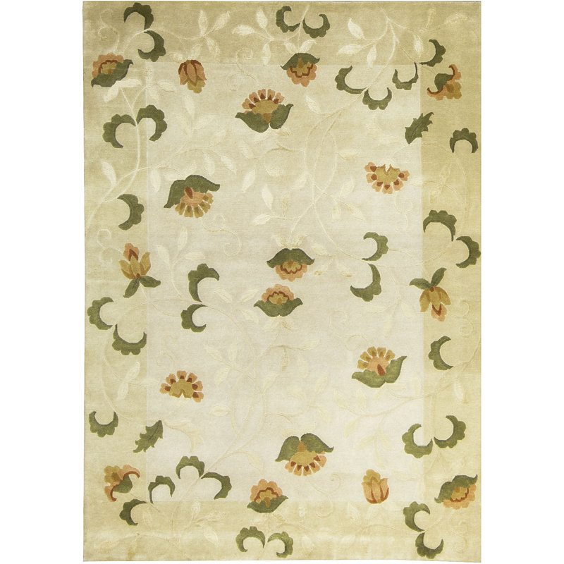 Indian One-of-a-Kind 5'8" X 7'11" Hand Knotted Area Rug
