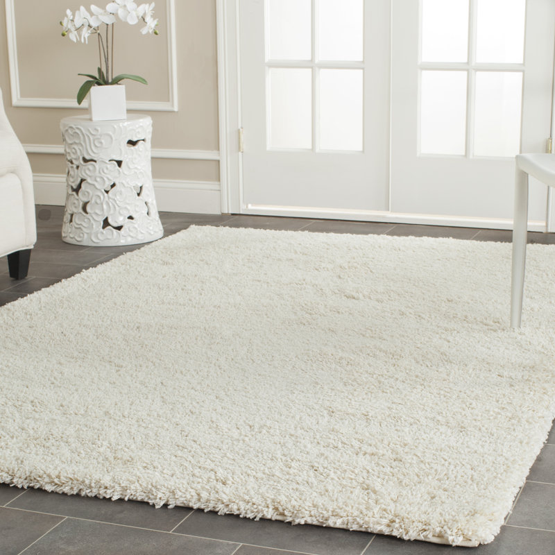 Schaeffer Solid Colour Natural Fibers Area Rug, Rectangle 201 x 290 cm