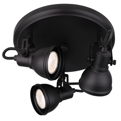 Fedler 10.04'' 3 -Light Rail Track Kit with Dimmable and Adjustable Head