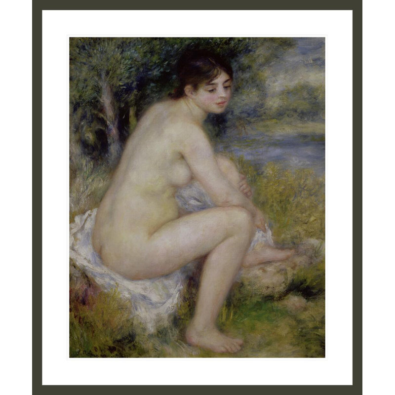 Nude in a LandscapePierre-Auguste Renoir -Framed Giclee Print, 40.06" H x 33.5" W