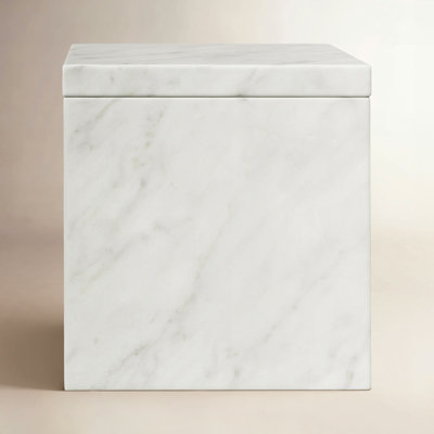 Nyla Marble Bathroom Storage Container