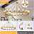 Mccormick 20-Light-Wagon Wheel Chandelier, Farmhouse Wagon Wheel Chandeliers For Dining Room, Round Chandelier For Living Room, Foyer, Entryway-499969891-499969903-499969901