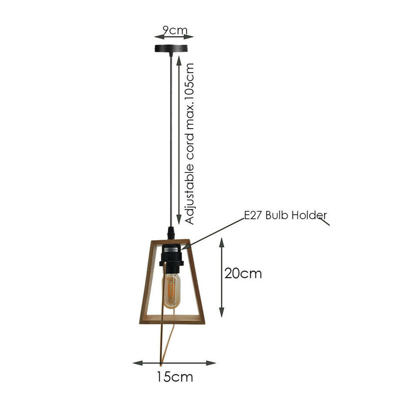 Hallowell 1 - Light Black Single Pendant