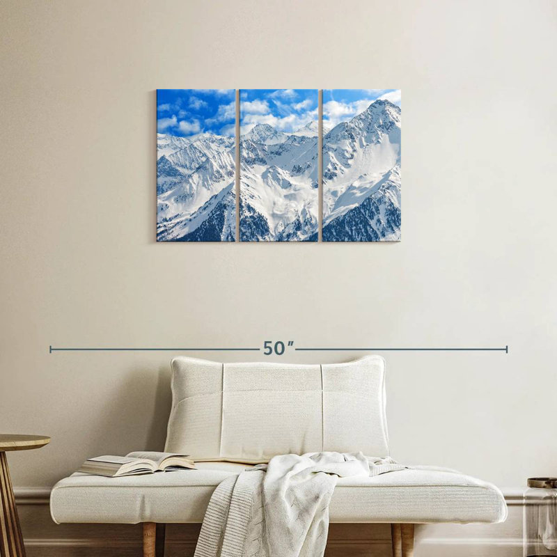 Snowy Mountain Alps, 20" H x 33" W
