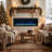 Linear Recessed-In Electric Fireplace With Remote Control, Adjustable Heat & Timer-211978033
