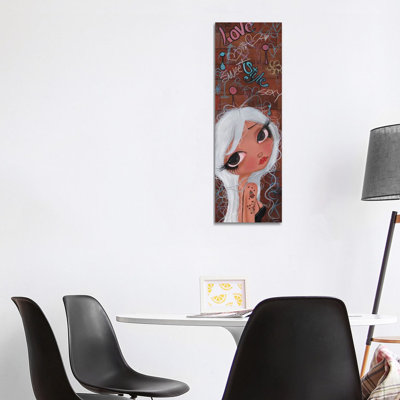 Candy Pin Up Girl by Dottie Gleason - Wrapped Canvas Panoramic Gallery-Wrapped Canvas Giclée