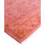 Overdyed Hand-Knotted Wool Modern-Contemporary Pink Runner 2' 7" x 8' 6"